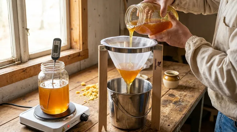 如何过滤生蜂蜜?清洁蜂蜜和保持质量的指南