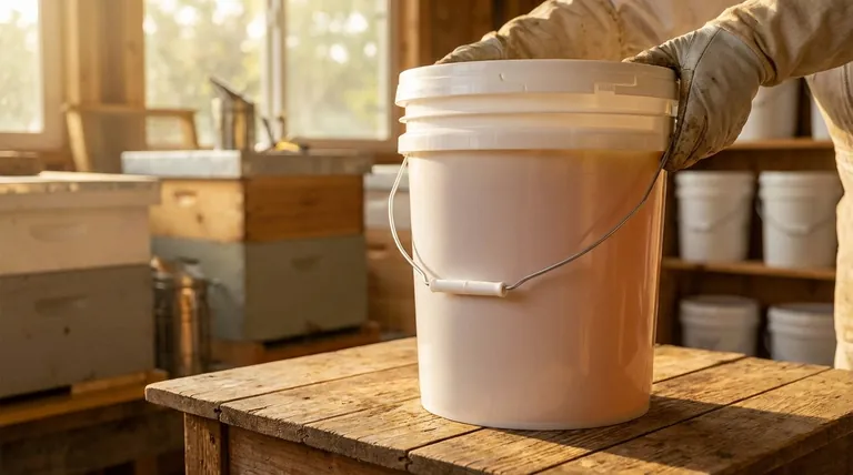 Quanto pesa um balde de mel de 5 galões? Um Guia do Apicultor para Manuseio e Medição