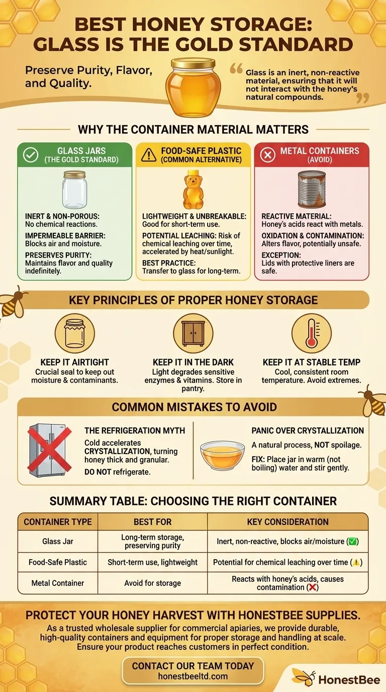 Which container is best for storing honey? Preserve Purity & Flavor with the Right Choice Visual Guide