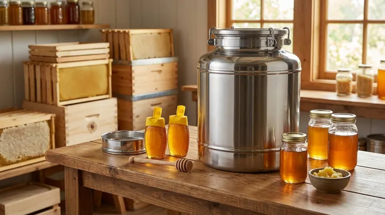 스테인리스 스틸에 꿀을 보관할 수 있나요? 예, 우수한 순도와 장기 보존을 위해 가능합니다.