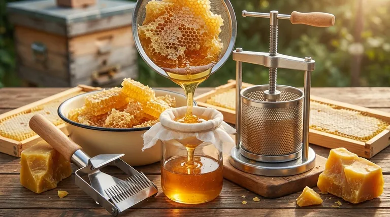 꿀 압착법이란 무엇인가요? 양봉장에서 꿀과 밀랍 수확량을 극대화하는 방법