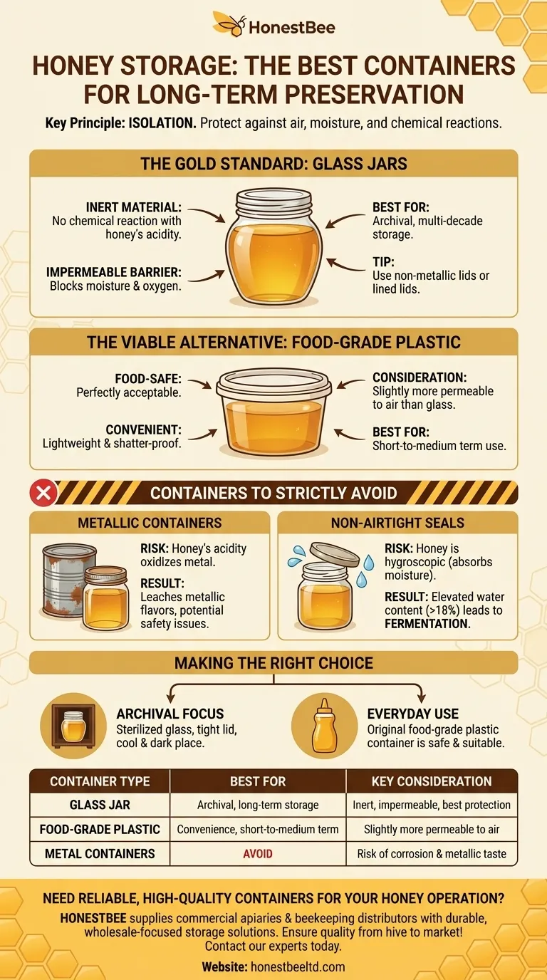 Qual è il miglior contenitore per conservare il miele a lungo termine? Preservare sapore e qualità per decenni Guida Visiva