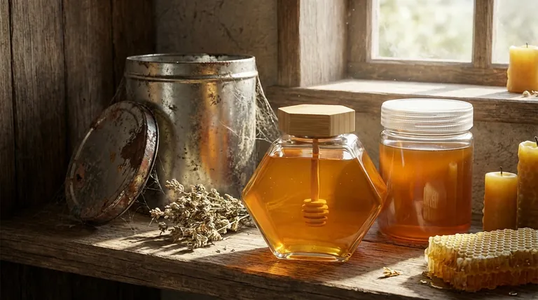 Qual é o melhor recipiente para armazenar mel a longo prazo? Preserve o Sabor e a Qualidade por Décadas