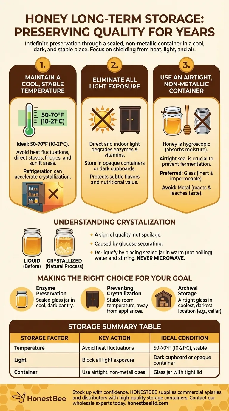 How to store honey for long term storage? Preserve Flavor & Quality for Decades Visual Guide