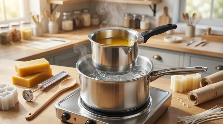 Qual é o melhor recipiente para derreter cera? Escolha o método mais seguro para o seu projeto