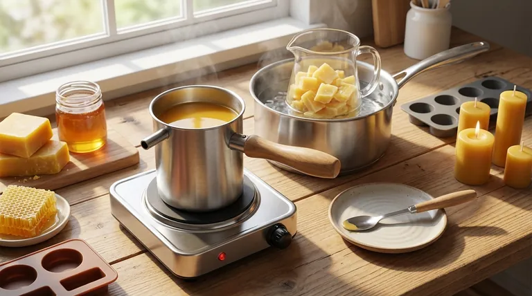 Comment faire fondre la cire d'abeille sans faire de dégâts ? Maîtrisez les techniques sûres et propres