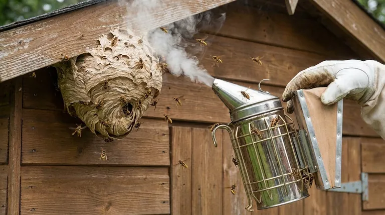 Do bee smokers work on wasps? Why It's a Dangerous Misconception