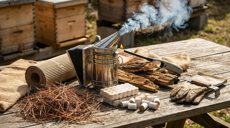 What do the smoke beekeepers use? Choose the Right Fuel for a Calm Hive