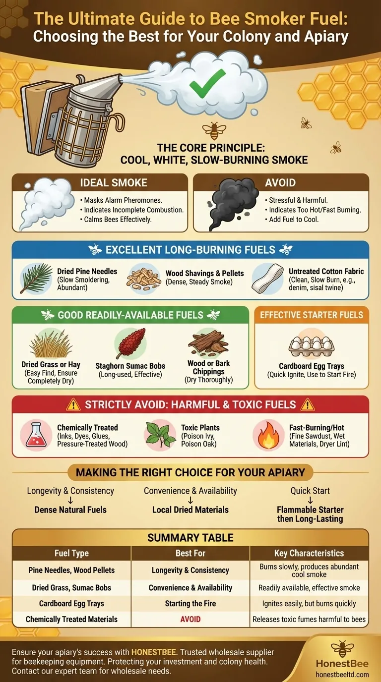 What is the best fuel for bee smokers? Find the Ideal, Safe Fuel for a Calm Hive Visual Guide