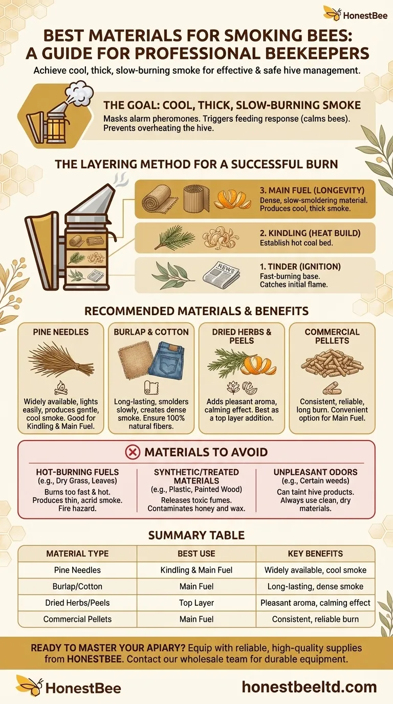 What is the best material to smoke bees with? A Guide to Natural, Effective Smoker Fuel Visual Guide