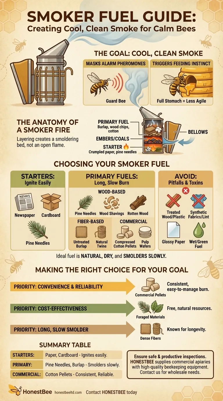 蜜蜂熏烟器里放什么才能产生烟雾？选择最佳燃料以保持蜂群平静 图解指南
