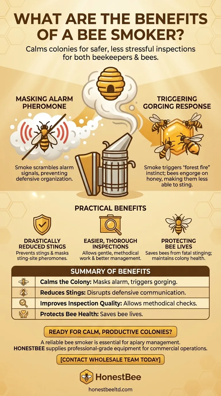 What are the benefits of a bee smoker? Essential for Safe & Efficient Hive Management Visual Guide