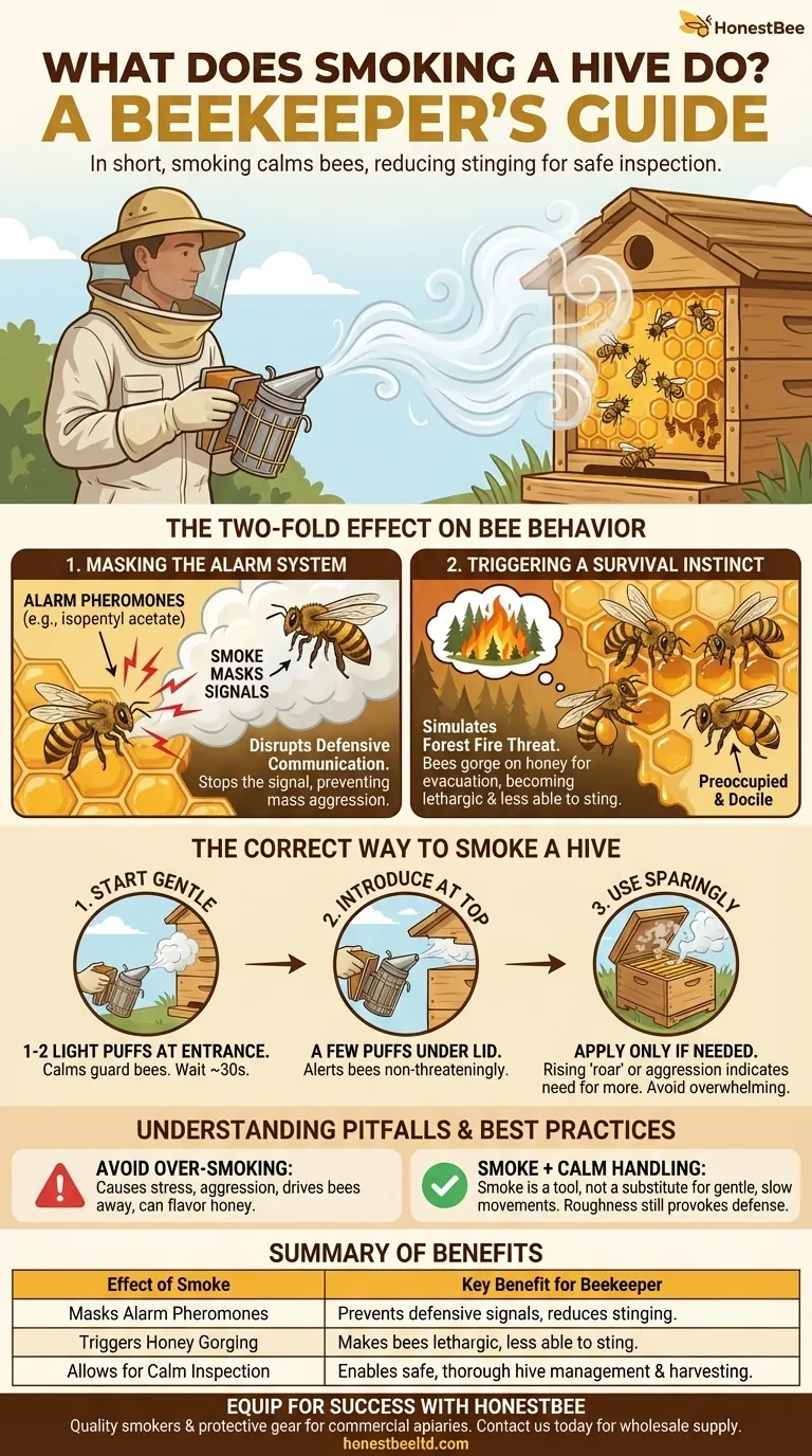 À quoi sert de fumer une ruche ? Calmez vos abeilles et travaillez en toute sécurité avec cet outil essentiel Guide Visuel