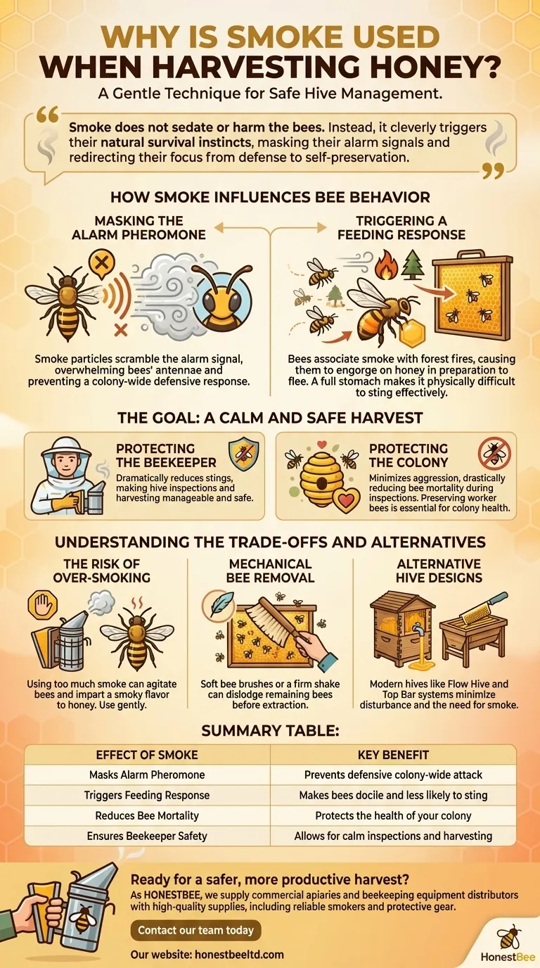 Why is smoke used when harvesting honey? Safely Manage Your Hive with Proven Techniques Visual Guide