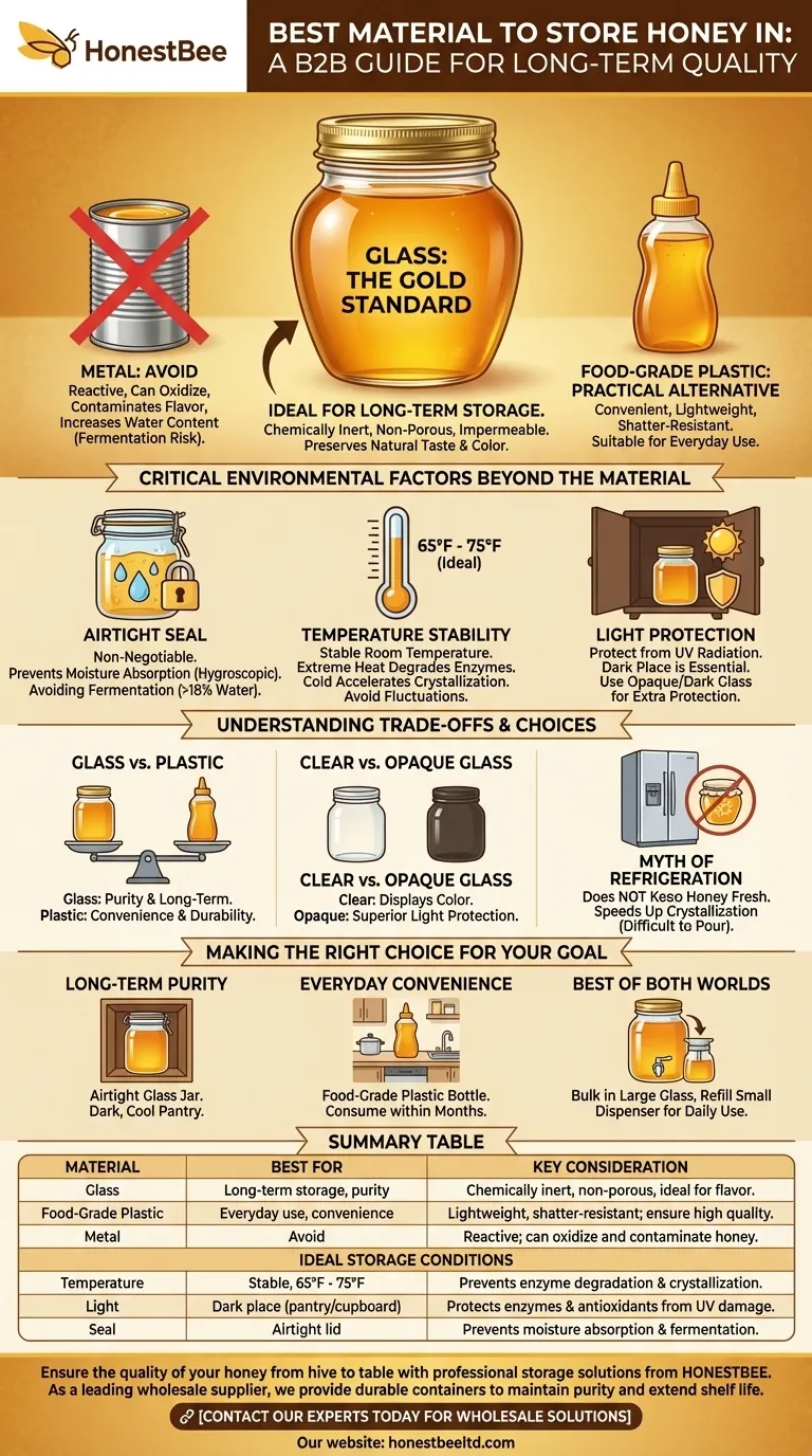 Was ist das beste Material zur Aufbewahrung von Honig? Bewahren Sie Reinheit & Geschmack mit dem richtigen Behälter Visuelle Anleitung