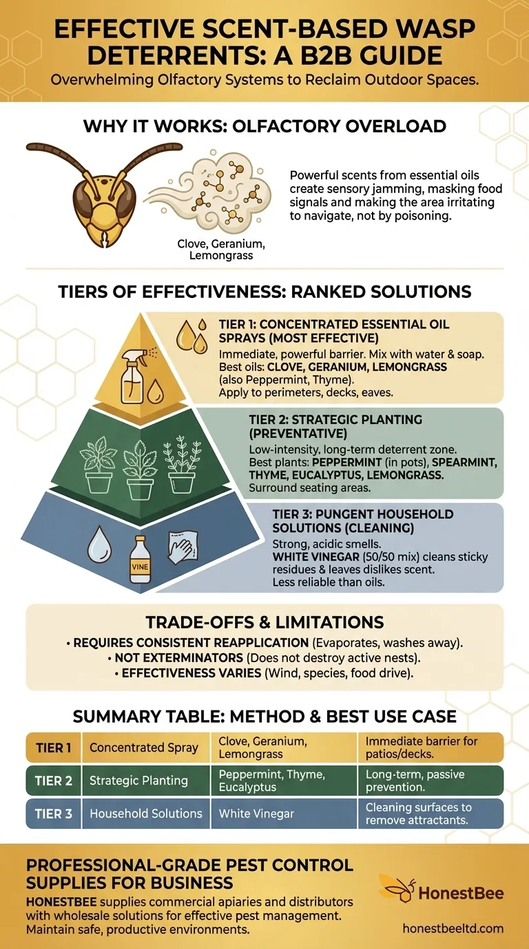 Qual é o repelente de vespas mais eficaz? Um Guia para Repelentes à Base de Cheiro Guia Visual