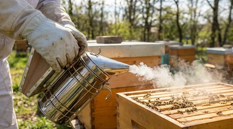 연기로 벌을 쫓아낼 수 있나요? 연기가 해결책이 아닌 도구인 이유