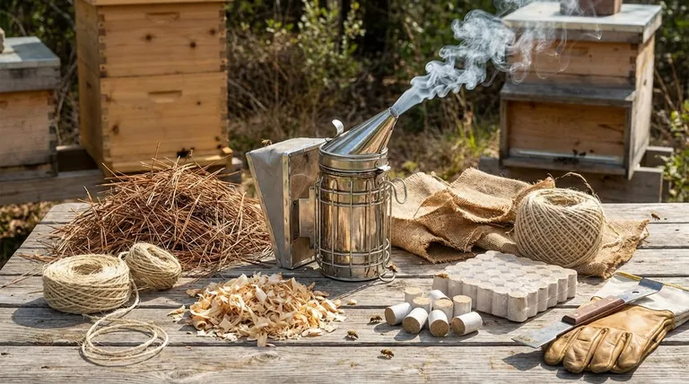 Quel est le meilleur combustible à utiliser dans un enfumoir à abeilles ? Carburants naturels, sûrs et efficaces pour votre ruche