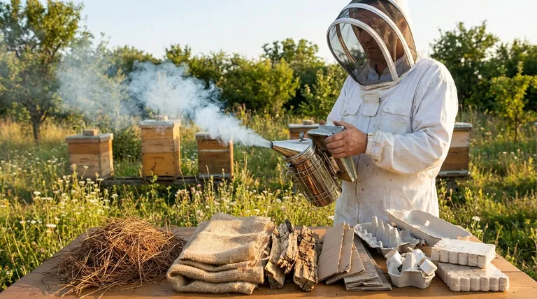 양봉가들이 사용하는 연기에는 무엇이 들어있나요? 평온한 벌통을 위한 올바른 연료 선택