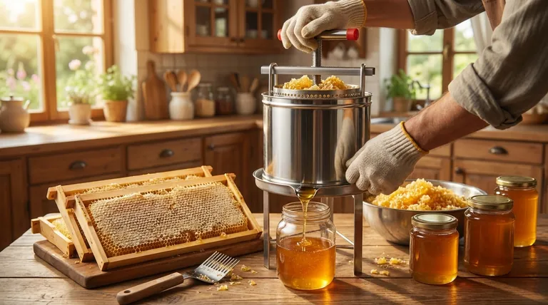 How to extract honey from frames manually? A Simple Guide to Crush and Strain