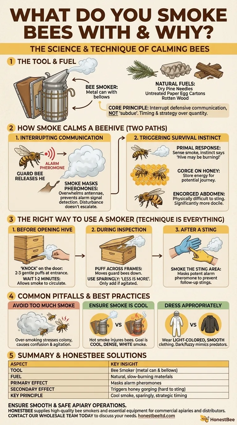벌을 무엇으로 훈연하나요? 침착하고 안전한 벌통 검사의 핵심 시각적 가이드
