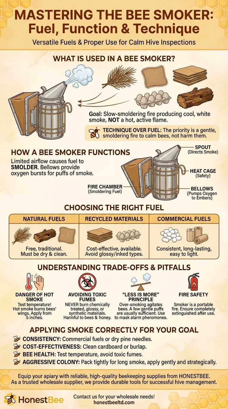 What is used in a bee smoker? Master the Best Fuels for Calm, Healthy Hives Visual Guide