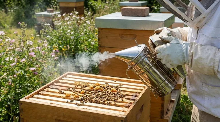 양봉가들은 왜 꿀을 채취할 때 연기를 사용할까요? 더 안전하고 효율적인 수확을 위해 벌들을 진정시키는 방법
