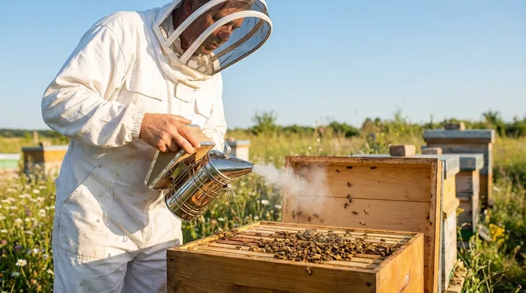 هل يؤثر الدخان على النحل؟ اكتشف سر تهدئة خليتك بأمان