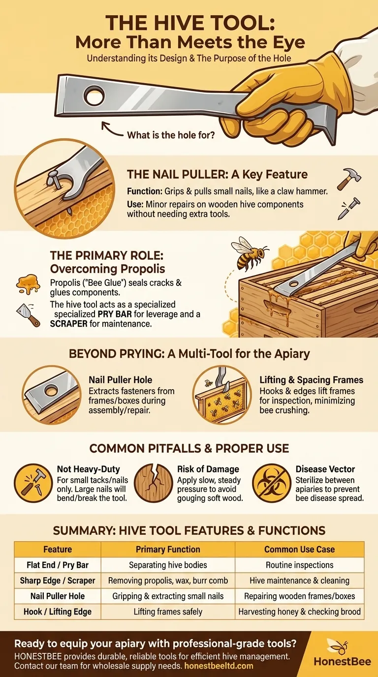 What is the hole in a hive tool for? A Multi-Tool for Apiary Repairs and Maintenance Visual Guide