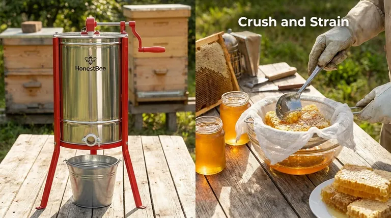 추출기 없이 꿀을 채취할 수 있나요? 소규모 양봉가를 위한 간단하고 저렴한 방법