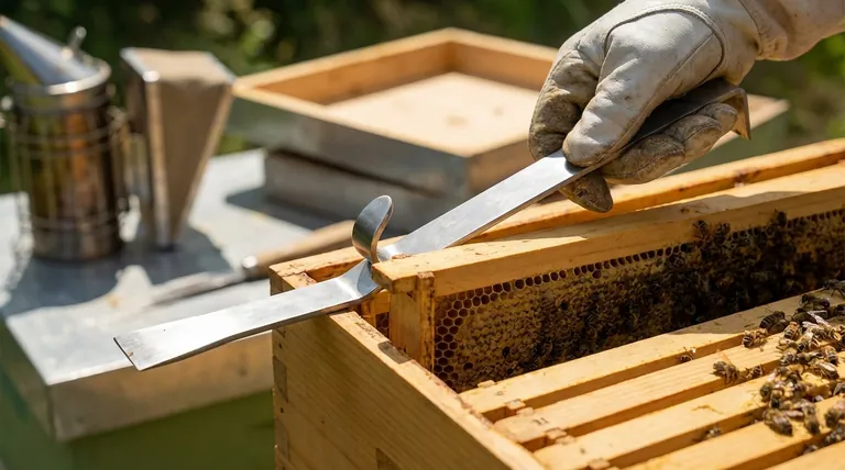 Quali sono le parti di un attrezzo per arnia? Padroneggia le tue ispezioni dell'arnia con lo strumento giusto