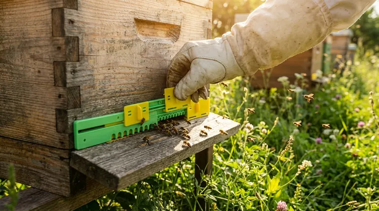 When should you remove the entrance reducer on a bee hive? A Guide to Boosting Hive Health & Honey Production