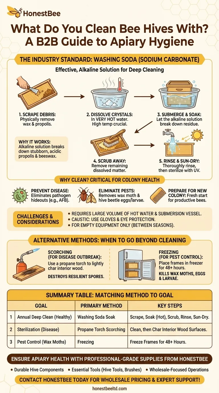 What do you clean bee hives with? The Definitive Guide for Beekeepers Visual Guide