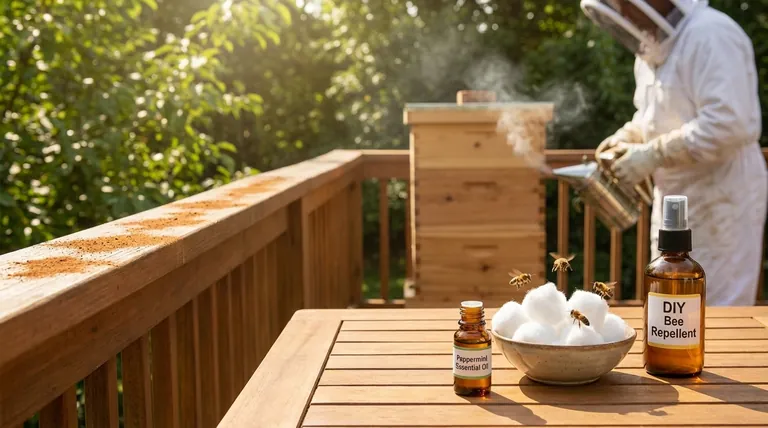 What is the best product to keep bees away? Use Natural Scents to Deter Bees Safely