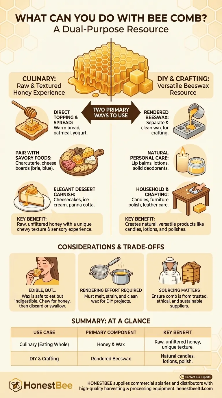 Что можно делать с пчелиными сотами? Раскройте кулинарный потенциал и возможности для рукоделия Визуальное руководство