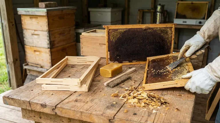 Can I reuse old beehive frames? Save Money and Boost Hive Productivity