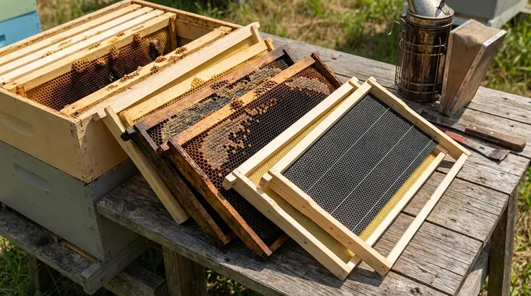 When should I throw away my bee frame? A Guide to Hive Health & Frame Rotation