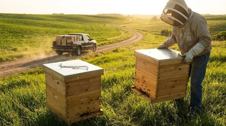 벌에 대한 3피트 3마일 규칙이란 무엇인가요? 채집벌을 잃지 않고 벌통을 옮기는 방법에 대한 안내서
