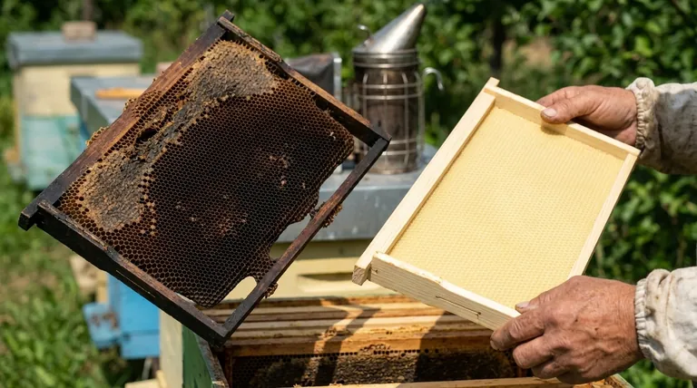 벌집 프레임은 언제 버려야 할까요? 선제적인 벌통 건강 관리를 위한 가이드