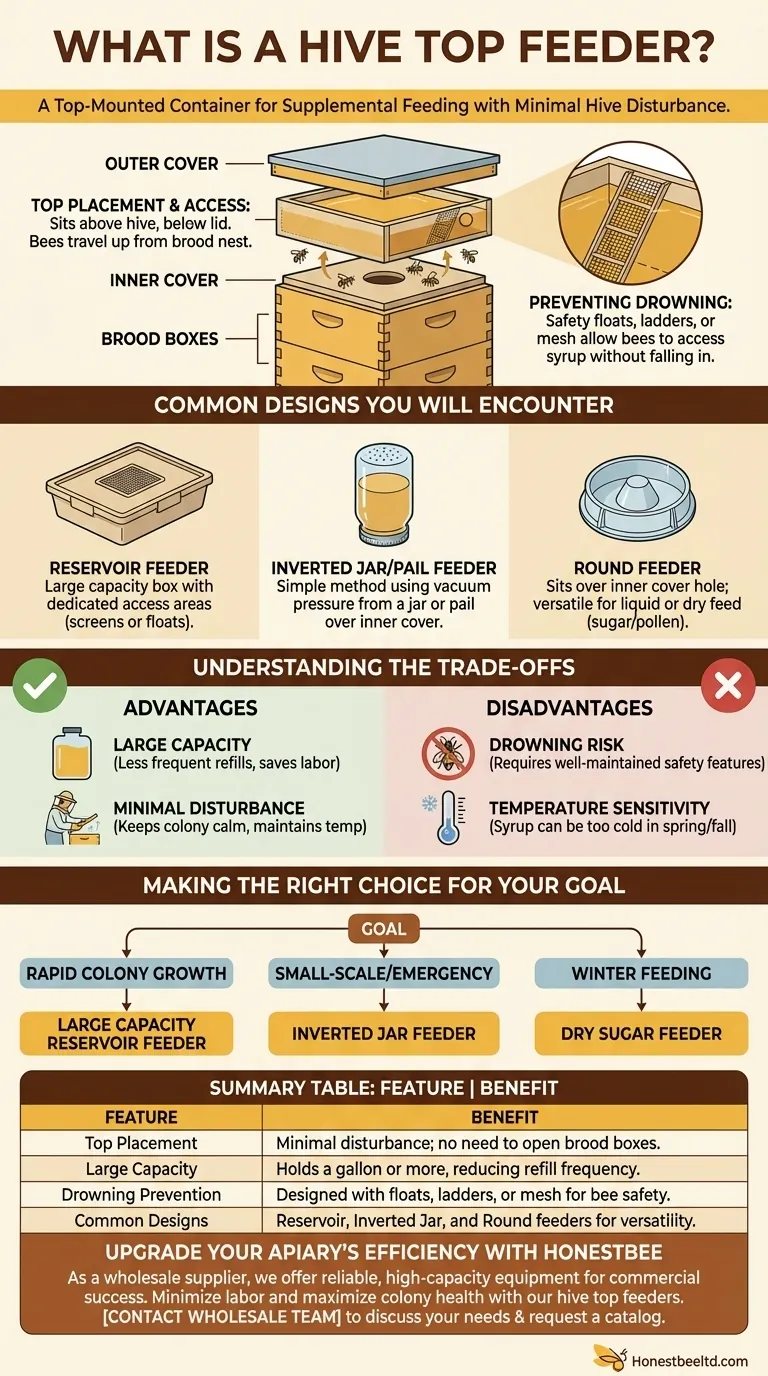 トップフィーダーとは何ですか？効率的でストレスの少ない養蜂のためのガイド ビジュアルガイド