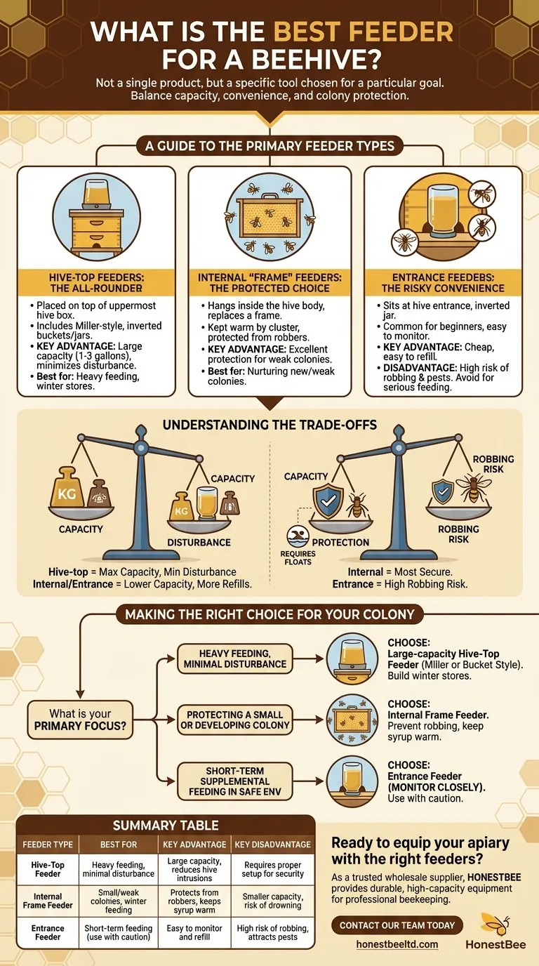 ¿Cuál es el mejor comedero para una colmena? Adapte el comedero a las necesidades de su colonia Guía Visual