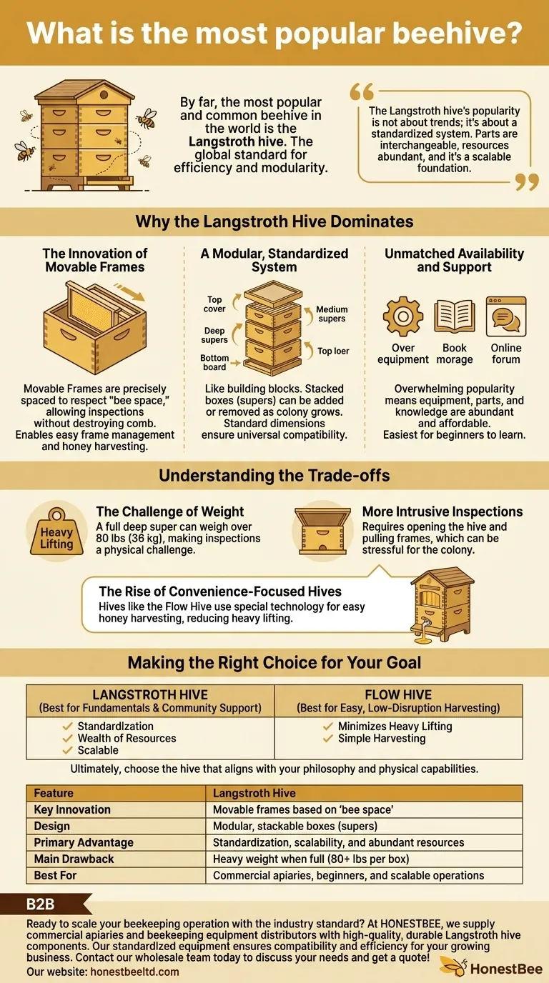 What is the most popular bee hive? The Langstroth Hive Dominates for a Reason Visual Guide