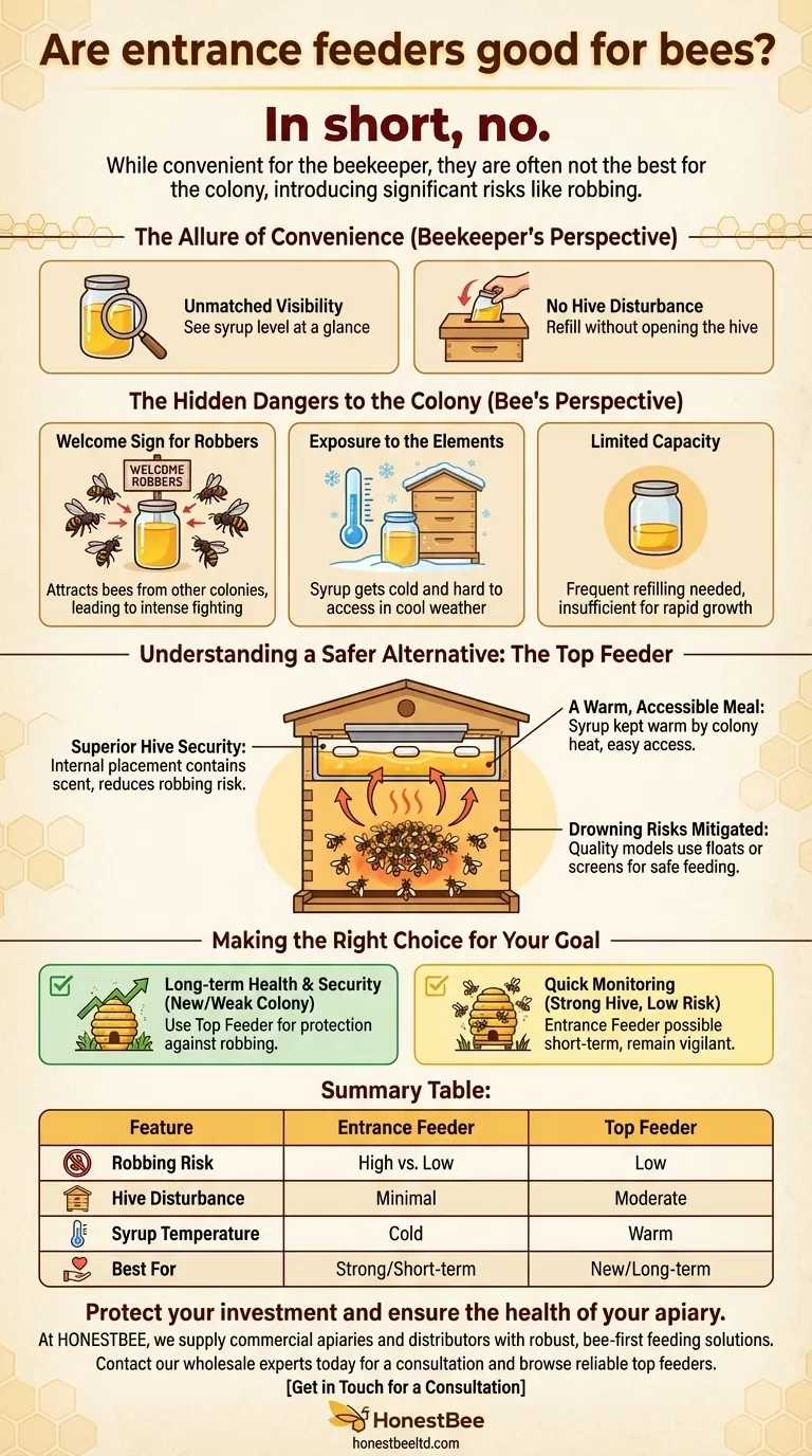 Хороши ли входные кормушки для пчел? Приоритет здоровью улья, а не удобству Визуальное руководство