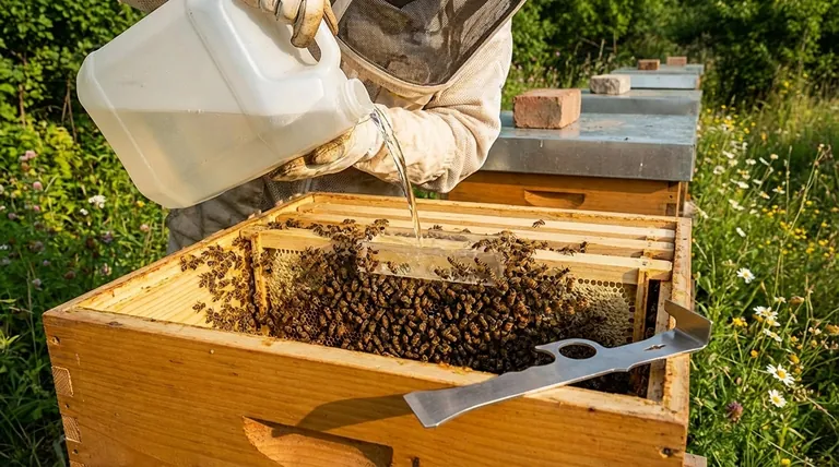 What can I put out to feed bees? A Beekeeper's Guide to Strategic Supplemental Feeding