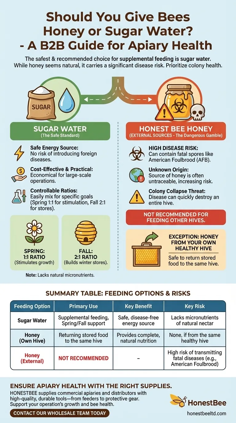 Faut-il donner du miel ou de l'eau sucrée aux abeilles ? Le choix le plus sûr pour des ruches saines Guide Visuel