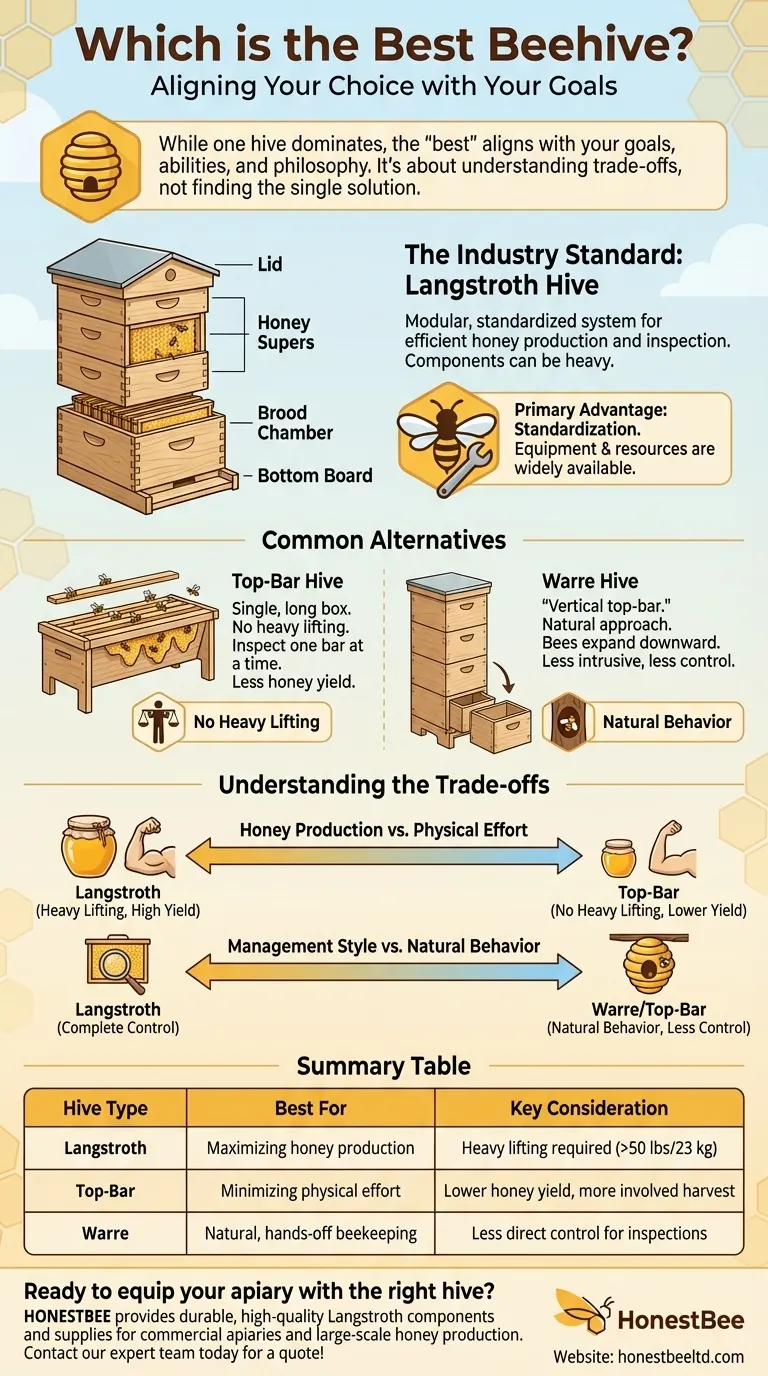 Qual é a melhor colmeia? Encontre a Colmeia Perfeita para Seus Objetivos de Apicultura Guia Visual