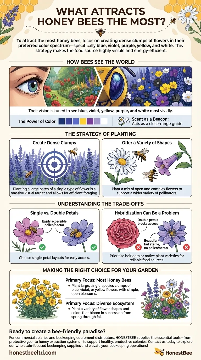 What attracts honey bees the most? Design a Garden That Bees Can't Resist Visual Guide