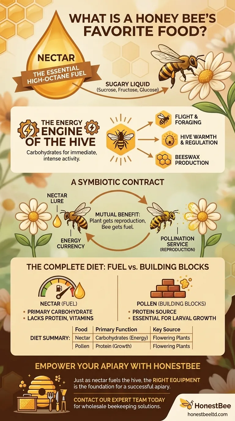 Qual é o alimento favorito de uma abelha? O Combustível de Alta Octanagem que Alimenta a Colmeia Guia Visual
