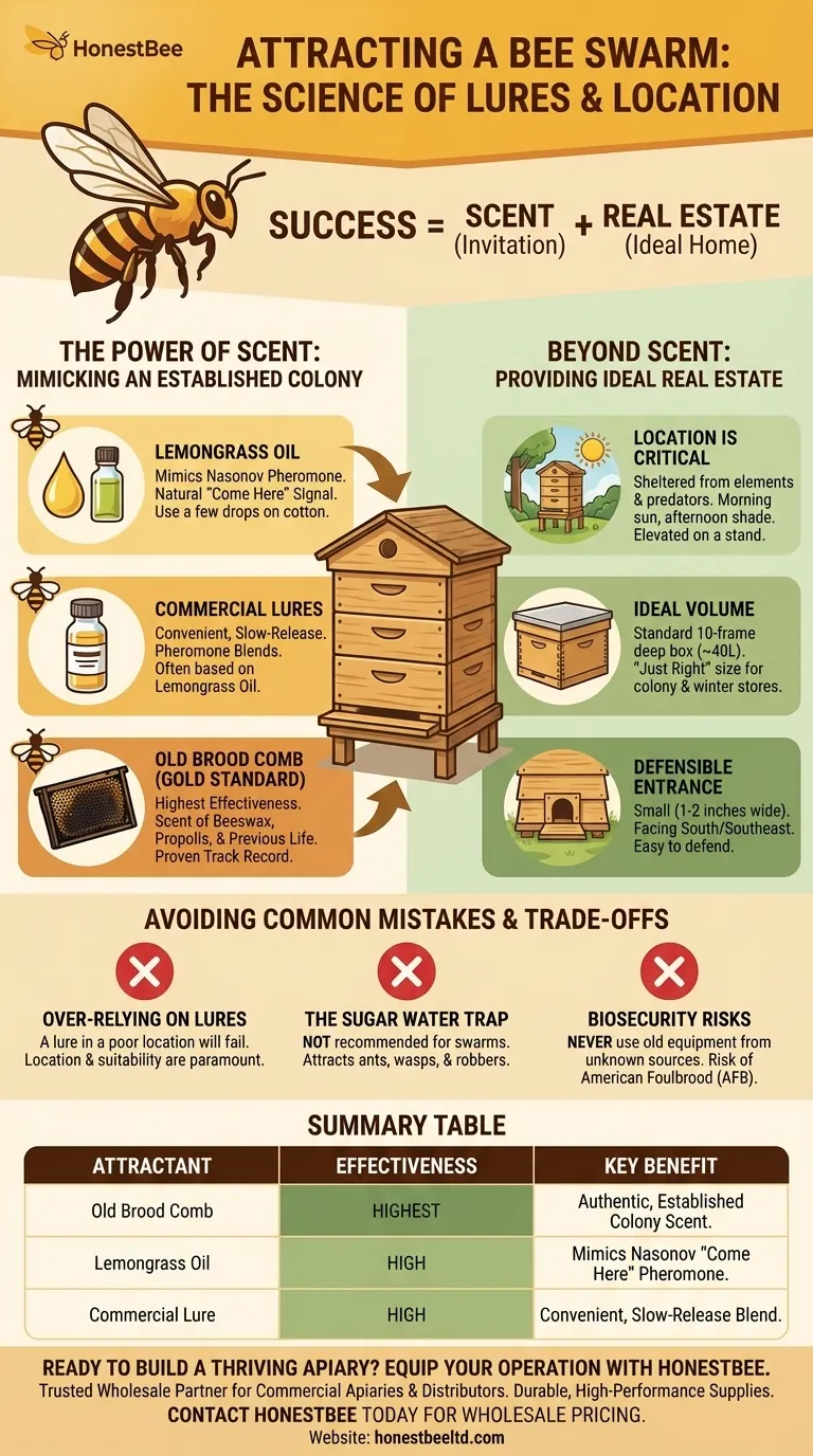 O que posso colocar na minha colmeia para atrair abelhas? Iscas Comprovadas e Dicas de Localização para o Sucesso Guia Visual