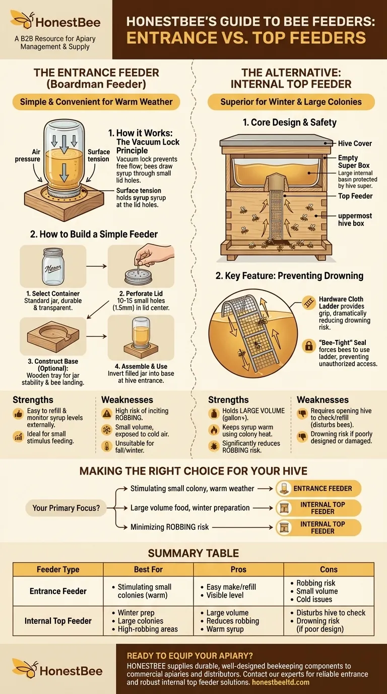 ¿Cómo se fabrica un alimentador de entrada para abejas? Una guía para una alimentación segura y eficaz de la colmena Guía Visual